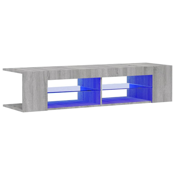 TV-Schrank Grau Sonoma mit LED