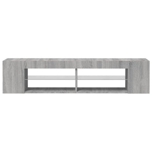 TV-Schrank Grau Sonoma mit LED
