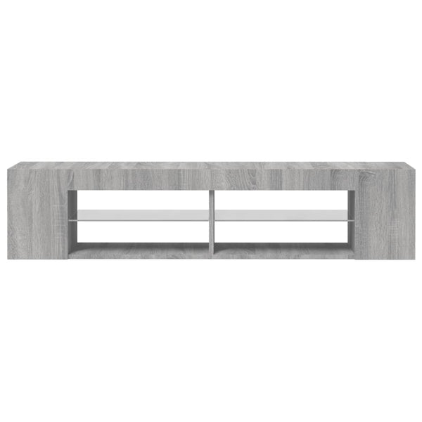 TV-Schrank Grau Sonoma mit LED