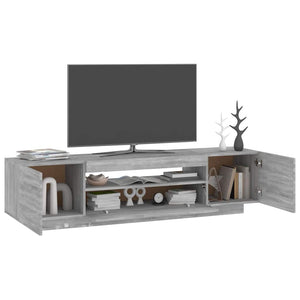 TV-Schrank mit LED Grau Sonoma 160 cm