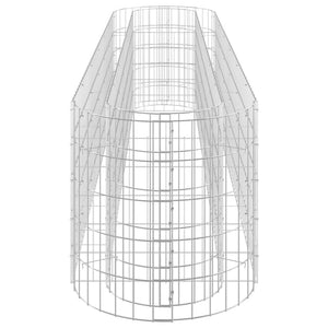 vidaXL Gabion Raised Bed Galvanized Iron 260x50x50 cm