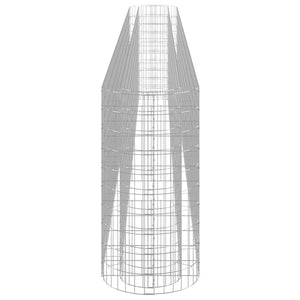 vidaXL Raised Gabion Planter Galvanised Iron 540x50x100 cm