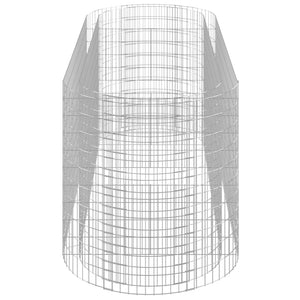 vidaXL Galvanized Iron Gabion Raised Garden Bed 300x100x100 cm