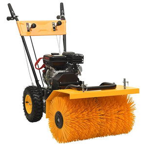 vidaXL 2-in-1 Snow Blower and Sweeper Petrol Powered 6.5 HP