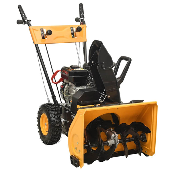 vidaXL 2-in-1 Snow Blower and Sweeper Petrol Powered 6.5 HP