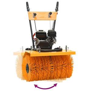 vidaXL 2-in-1 Snow Blower and Sweeper Petrol Powered 6.5 HP