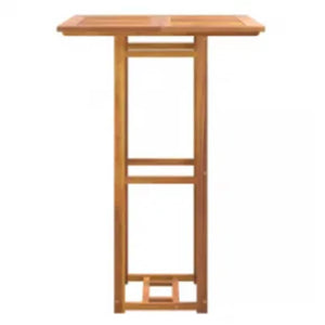 vidaXL Bistro Table 75x75x110 cm Solid Acacia Wood
