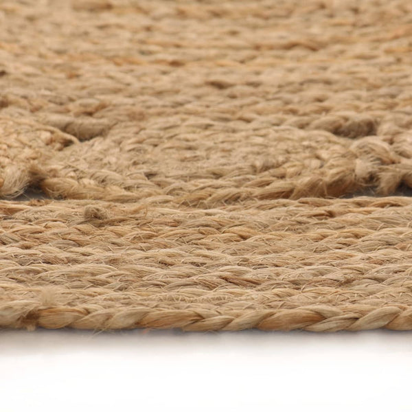 Jute Teppich Geflochten Rund, 180 cm