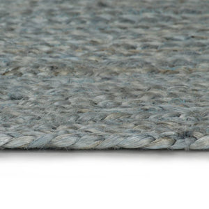 Handgefertigter Jute Teppich, Rund, Olivgrün, 180cm