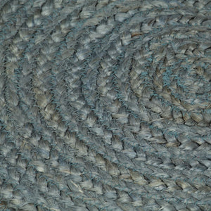 Handgefertigter Jute Teppich Rund Olivgrün 240cm