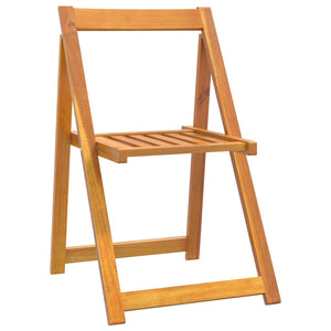 vidaXL Folding Garden Chairs 8 pcs. Solid Acacia Wood
