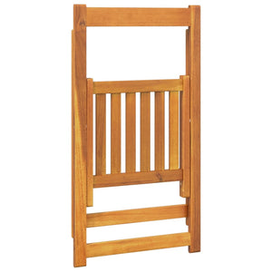 vidaXL Folding Garden Chairs 8 pcs. Solid Acacia Wood
