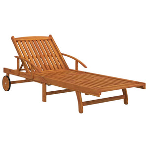 vidaXL Sun Loungers 2 pcs. Solid Acacia Wood