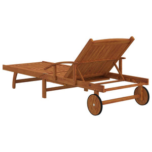 vidaXL Sun Loungers 2 pcs. Solid Acacia Wood
