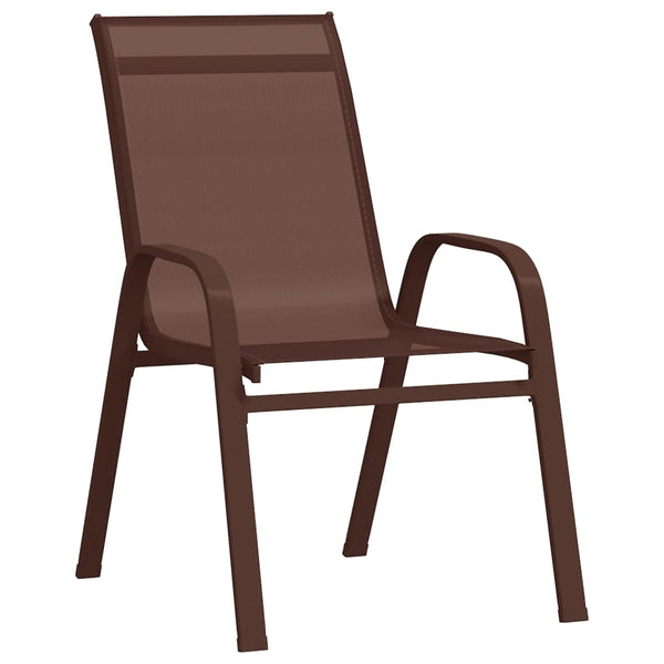 vidaXL 9-piece Garden Dining Set Brown and Black