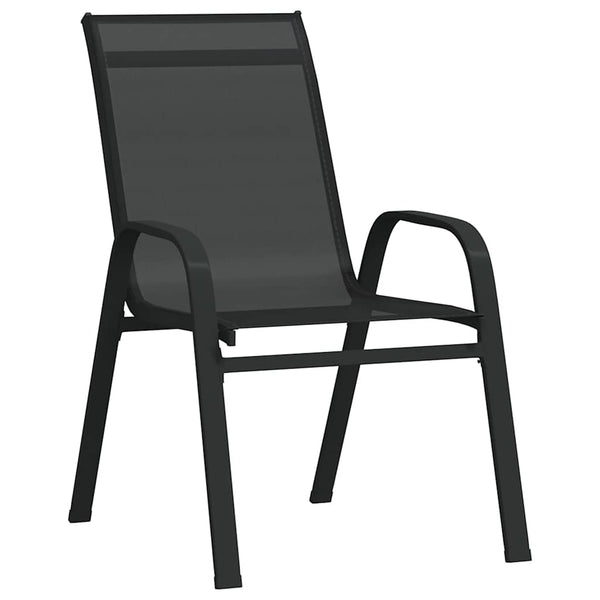 vidaXL 5-piece Outdoor Dining Set Black