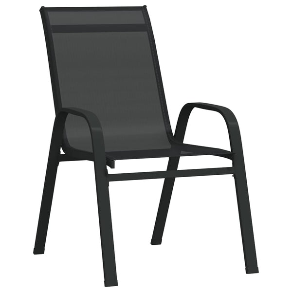 vidaXL 5-piece Outdoor Dining Set Black