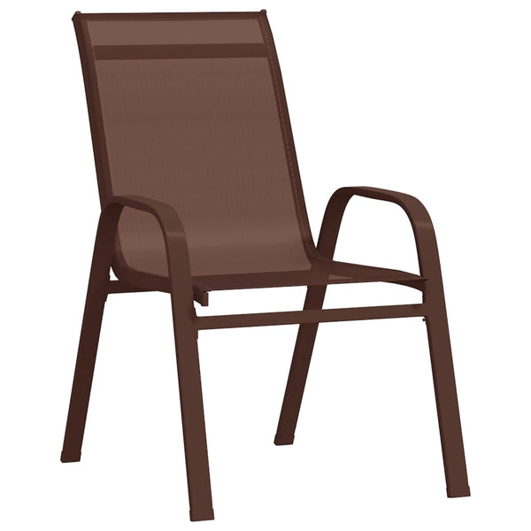 vidaXL 7-Piece Garden Dining Set Brown and Black