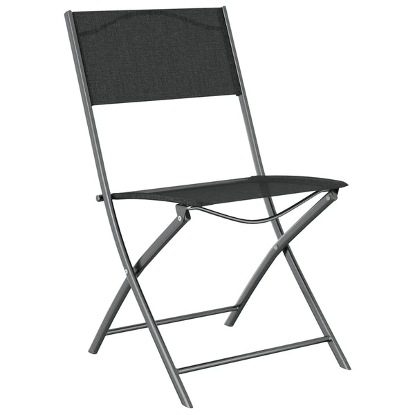 vidaXL 7-Piece Garden Dining Set Grey and Black