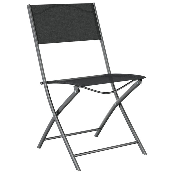 vidaXL 5-piece Garden Dining Set Grey and Black