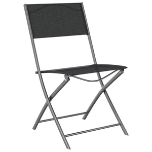 vidaXL 9-piece Outdoor Dining Set Grey and Black