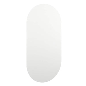 vidaXL Mirror with LED Lights 40x20 cm Glass Oval