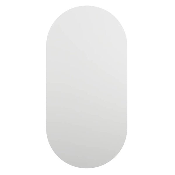 vidaXL Mirror with LED Lights 40x20 cm Glass Oval