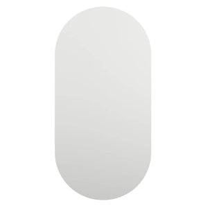 vidaXL Mirror with LED Lights 80x40 cm Glass Oval