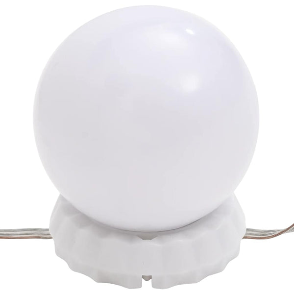 vidaXL Arch-Shaped Mirror with LED Lights 60x40 cm Glass
