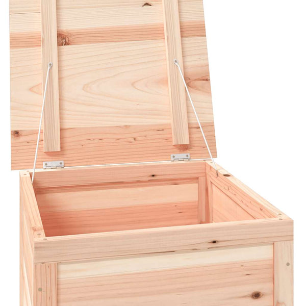 vidaXL Outdoor Cushion Box 50x50x56 cm Solid Firwood