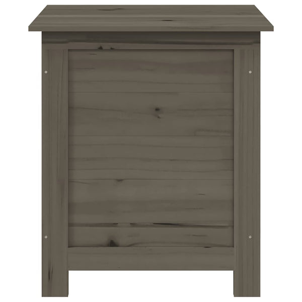 vidaXL Outdoor Cushion Box Anthracite 50x50x56 cm Solid Firwood