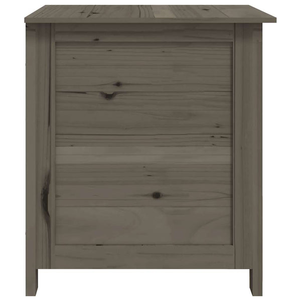vidaXL Outdoor Cushion Box Anthracite 50x50x56 cm Solid Firwood