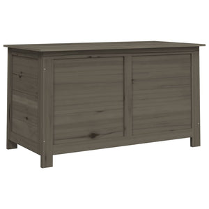 vidaXL Outdoor Cushion Box Anthracite 100x50x56 cm Solid Fir Wood