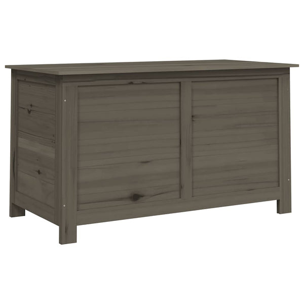 vidaXL Outdoor Cushion Box Anthracite 100x50x56 cm Solid Fir Wood