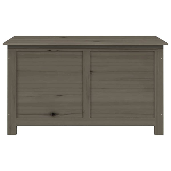 vidaXL Outdoor Cushion Box Anthracite 100x50x56 cm Solid Fir Wood