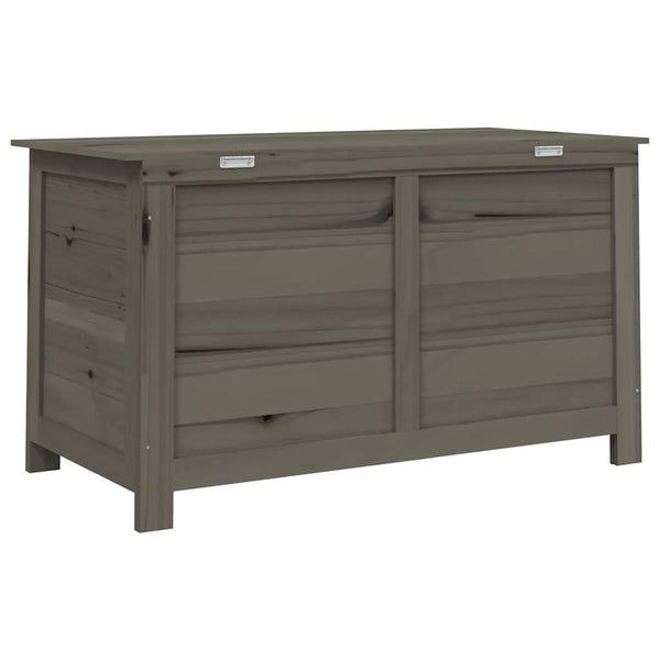 vidaXL Outdoor Cushion Box Anthracite 100x50x56 cm Solid Fir Wood