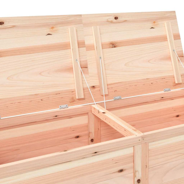 vidaXL Outdoor Cushion Box 150x50x56 cm Solid Fir Wood