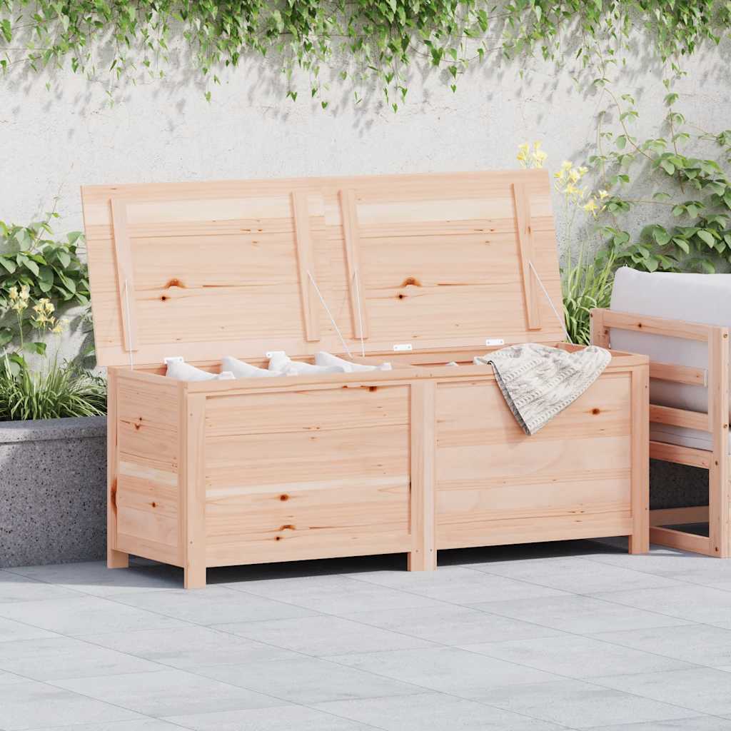 vidaXL Outdoor Cushion Box 150x50x56 cm Solid Fir Wood