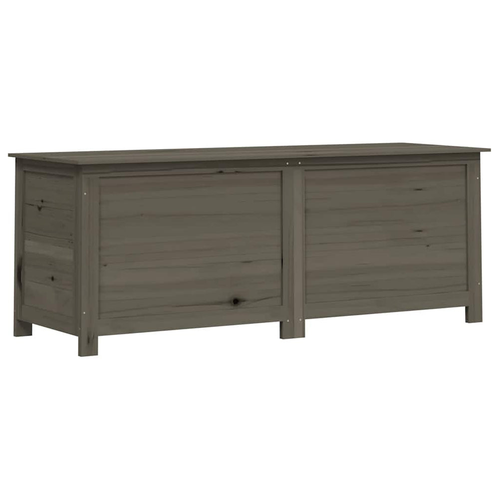 vidaXL Outdoor Storage Box Anthracite 150x50x56 cm Solid Fir Wood