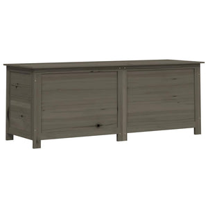 vidaXL Outdoor Storage Box Anthracite 150x50x56 cm Solid Fir Wood