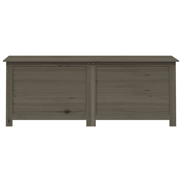 vidaXL Outdoor Storage Box Anthracite 150x50x56 cm Solid Fir Wood