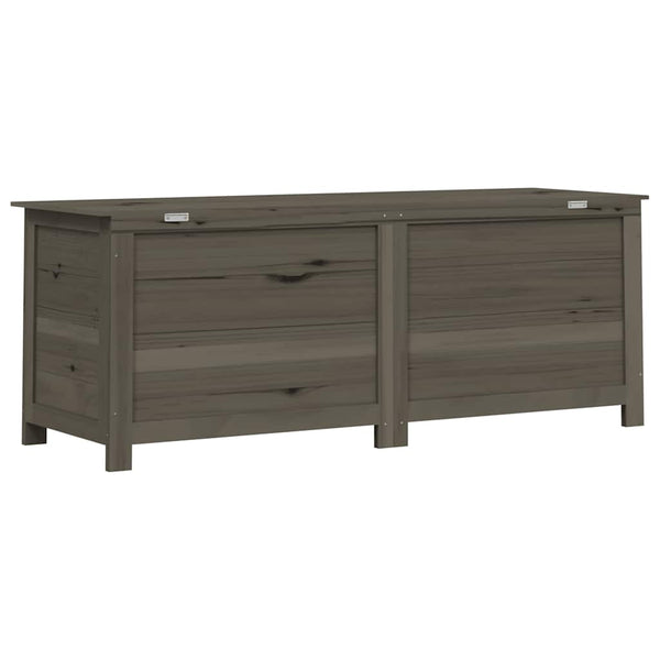 vidaXL Outdoor Storage Box Anthracite 150x50x56 cm Solid Fir Wood