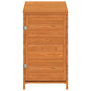 vidaXL Tool Shed Brown 55x52x112 cm Solid Fir Wood