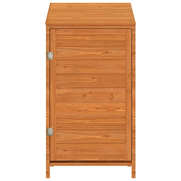 vidaXL Tool Shed Brown 55x52x112 cm Solid Fir Wood