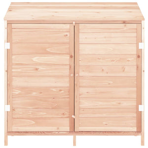 vidaXL Garden Shed 102x52x112 cm Solid Fir Wood