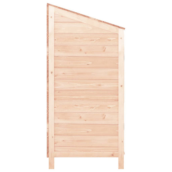 vidaXL Garden Shed 102x52x112 cm Solid Fir Wood