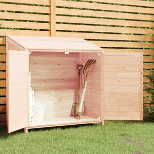 vidaXL Garden Shed 102x52x112 cm Solid Fir Wood