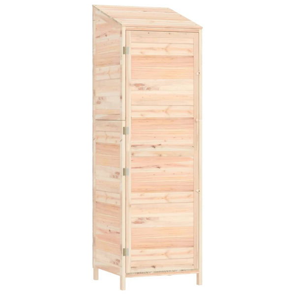 vidaXL Garden Storage Shed 55x52x174.5 cm Solid Fir Wood