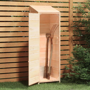 vidaXL Garden Storage Shed 55x52x174.5 cm Solid Fir Wood
