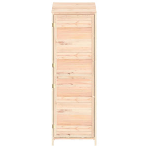 vidaXL Garden Storage Shed 55x52x174.5 cm Solid Fir Wood